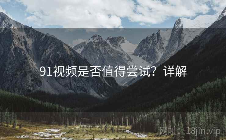 91视频是否值得尝试？详解  第2张