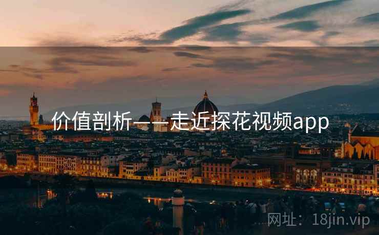 价值剖析——走近探花视频app  第2张