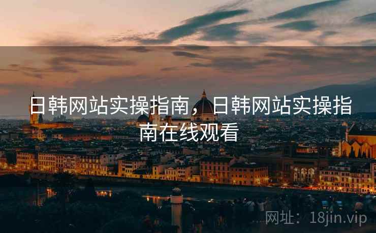 日韩网站实操指南，日韩网站实操指南在线观看  第2张