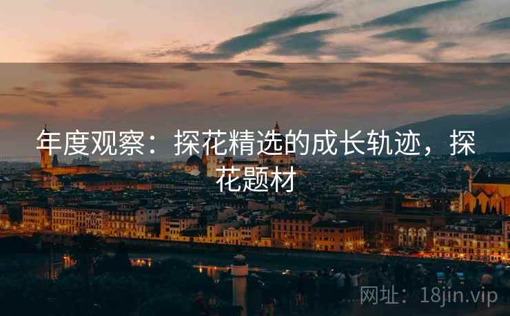 年度观察：探花精选的成长轨迹，探花题材  第1张