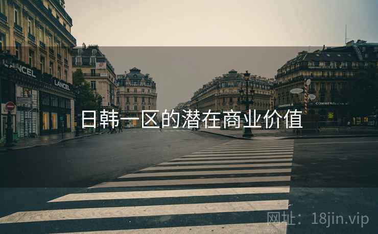 日韩一区的潜在商业价值  第1张
