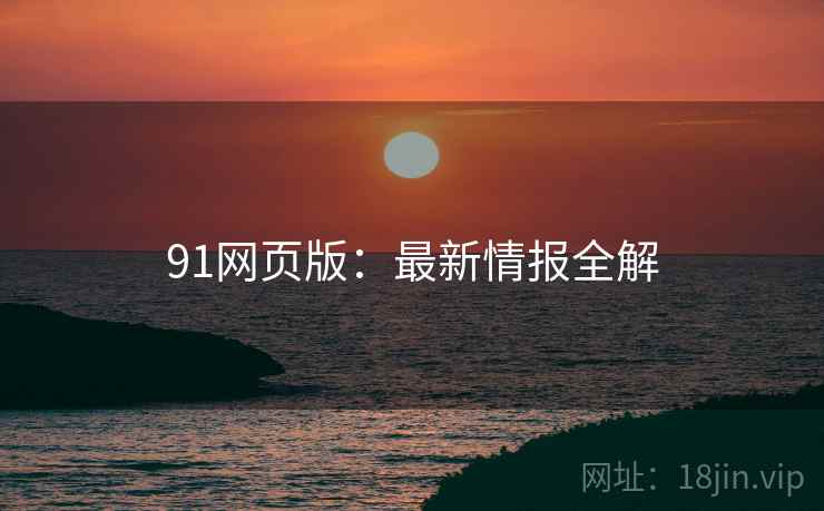 91网页版：最新情报全解  第1张