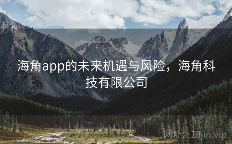 海角app的未来机遇与风险，海角科技有限公司  第1张