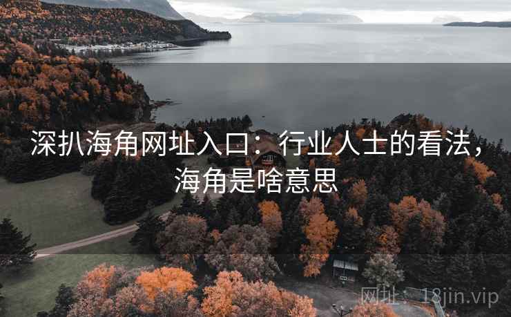 深扒海角网址入口：行业人士的看法，海角是啥意思  第2张